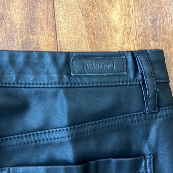 BLANKNYC Women's The Principle Mid Rise Vegan Leather Skinny Pants - Picture 15 of 15